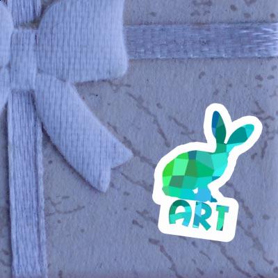 Art Autocollant Lapin Art Autocollant Lapin Image