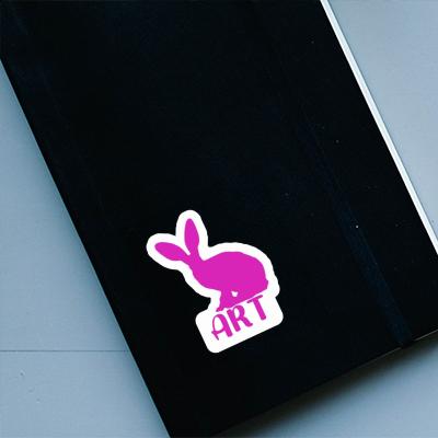 Sticker Art Rabbit Gift package Image