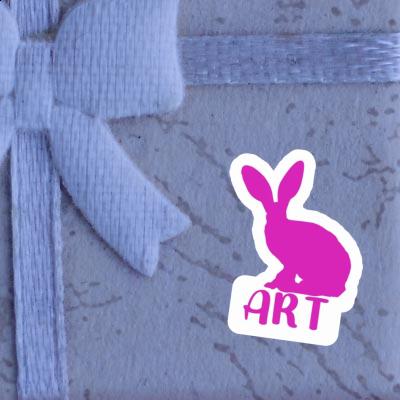 Sticker Art Rabbit Gift package Image