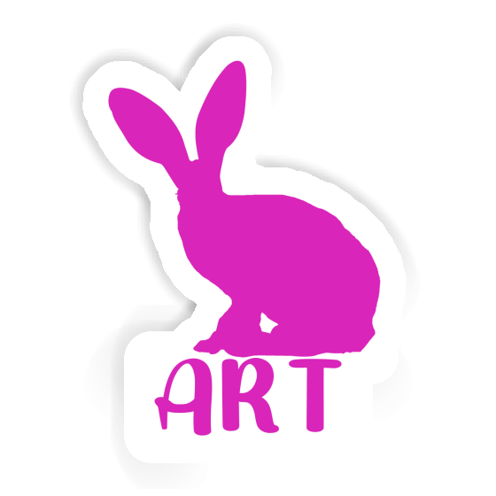 Sticker Art Rabbit Image