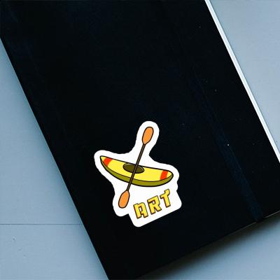 Art Sticker Canoe Notebook Art Sticker Canoe Notebook Image