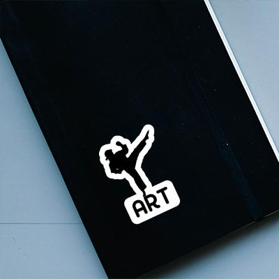 Karateka Sticker Art Notebook Karateka Sticker Art Gift package Image