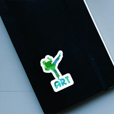 Aufkleber Art Karateka Notebook Aufkleber Art Karateka Gift package Image