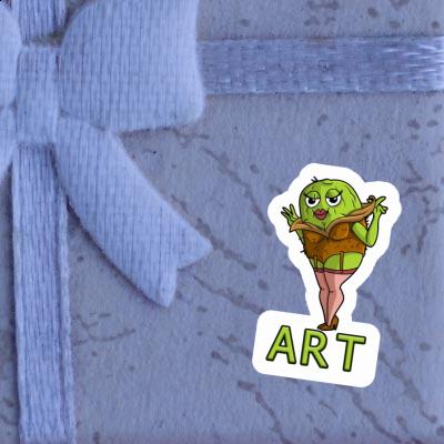 Sticker Kiwi Art Notebook Sticker Kiwi Art Gift package Image