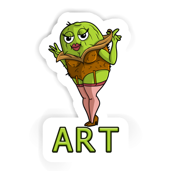 Sticker Kiwi Art Notebook Sticker Kiwi Art Gift package Image
