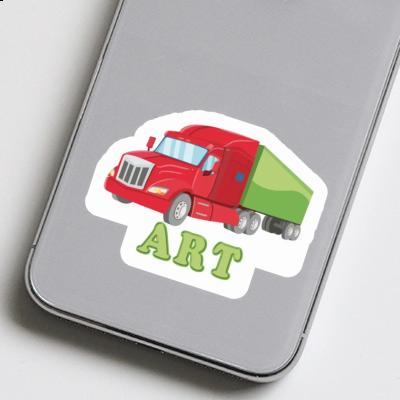 Articulated lorry Sticker Art Notebook Articulated lorry Sticker Art Gift package Image