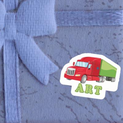 Articulated lorry Sticker Art Notebook Articulated lorry Sticker Art Gift package Image