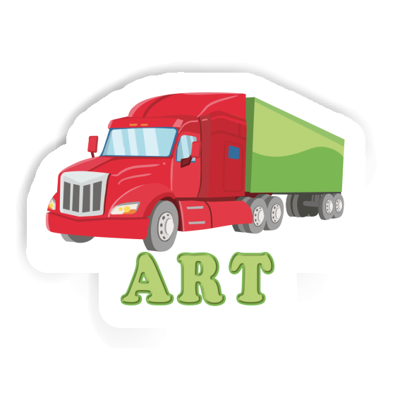 Articulated lorry Sticker Art Laptop Articulated lorry Sticker Art Laptop Image