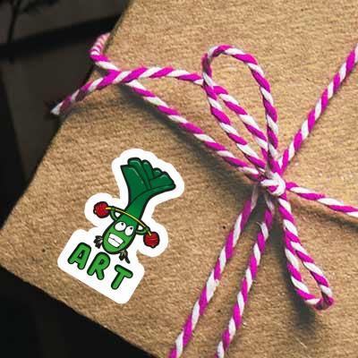 Sticker Weightlifter Art Image
