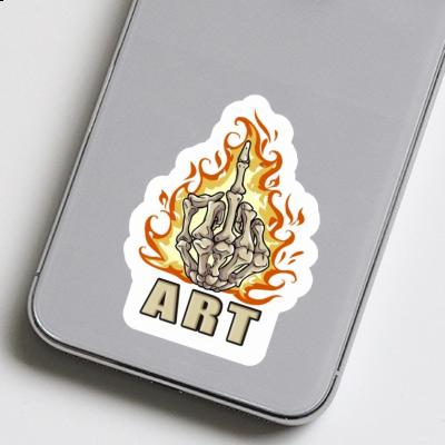 Aufkleber Mittelfinger Art Laptop Aufkleber Mittelfinger Art Laptop Image