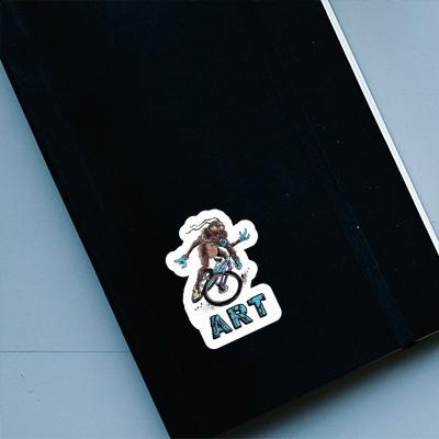 Sticker Art Mountainbiker Sticker Art Mountainbiker Image