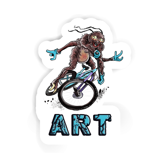 Sticker Art Mountainbiker Notebook Sticker Art Mountainbiker Gift package Image