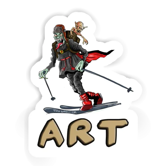 Sticker Art Telemarker Notebook Sticker Art Telemarker Gift package Image