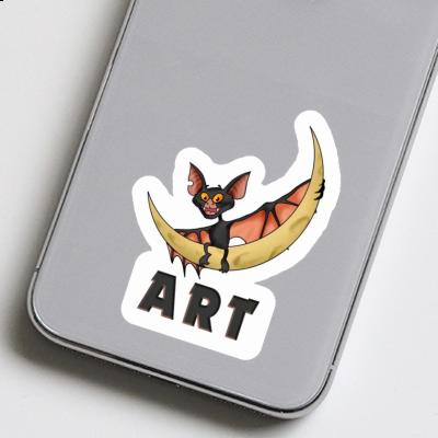 Chauve-souris Autocollant Art Notebook Chauve-souris Autocollant Art Gift package Image