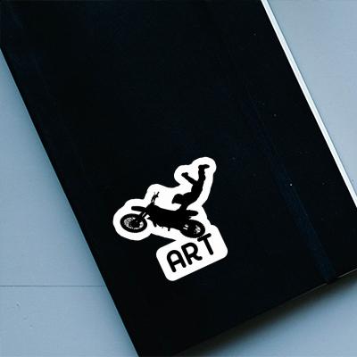 Art Sticker Motocross Rider Notebook Art Sticker Motocross Rider Gift package Image