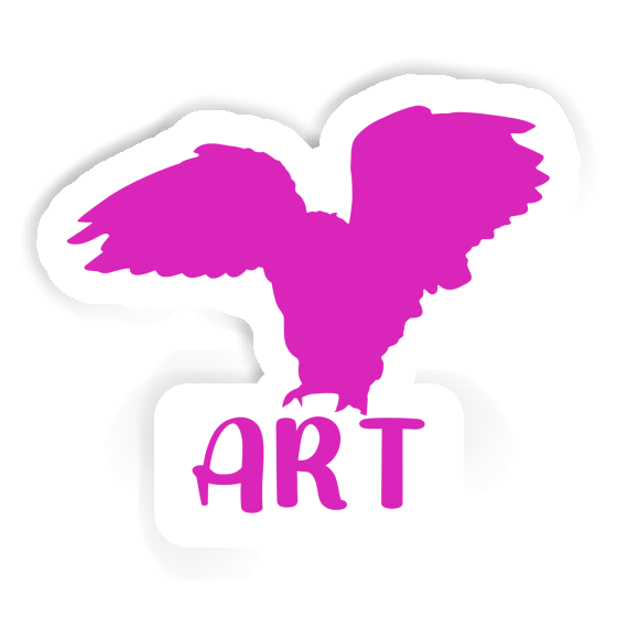 Art Sticker Owl Notebook Image