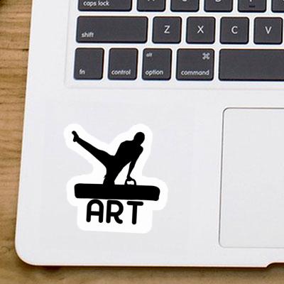 Autocollant Art Gymnaste Laptop Autocollant Art Gymnaste Laptop Image