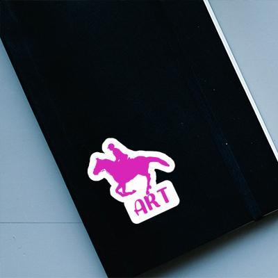 Sticker Art Horse Rider Gift package Image