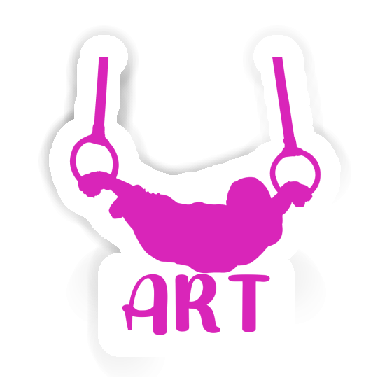 Ringturnerin Aufkleber Art Notebook Ringturnerin Aufkleber Art Gift package Image