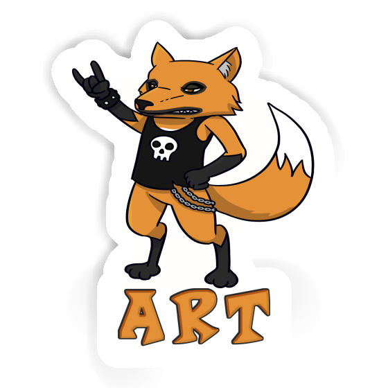 Renard Autocollant Art Renard Autocollant Art Image