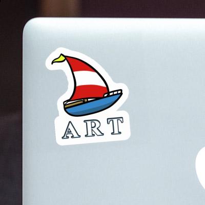 Segelboot Sticker Art Gift package Image