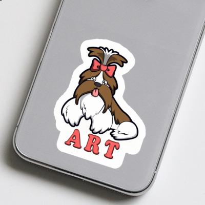 Art Sticker Shih Tzu Laptop Art Sticker Shih Tzu Laptop Image