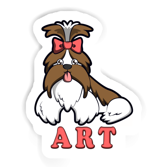 Art Sticker Shih Tzu Notebook Art Sticker Shih Tzu Gift package Image