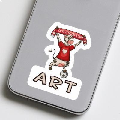 Vache Autocollant Art Image