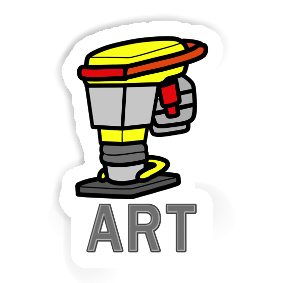 Sticker Art Vibratory Rammer Notebook Sticker Art Vibratory Rammer Gift package Image
