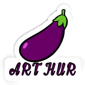 Sticker Aubergine Arthur Image