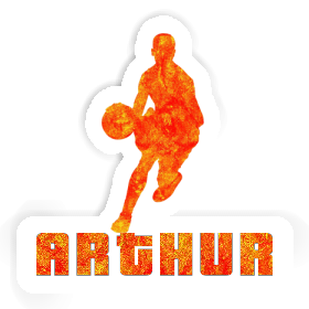 Arthur Sticker Basketball Player Image