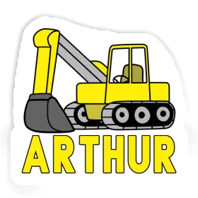 Sticker Excavator Arthur Image