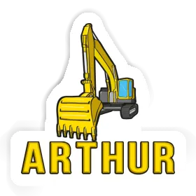 Sticker Arthur Excavator Image