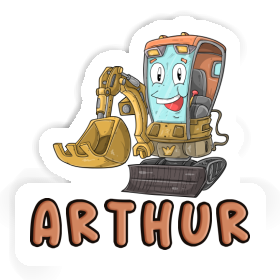 Arthur Sticker Excavator Image