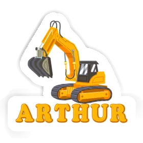 Sticker Arthur Excavator Image