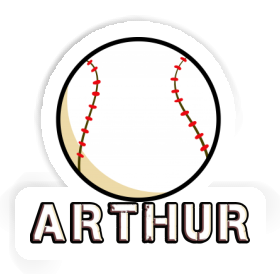 Sticker Arthur Baseball Ball Image