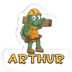 Sticker Arthur Construction worker Image