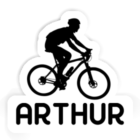 Sticker Arthur Biker Image