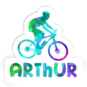 Arthur Sticker Biker Image