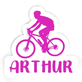 Arthur Sticker Biker Image