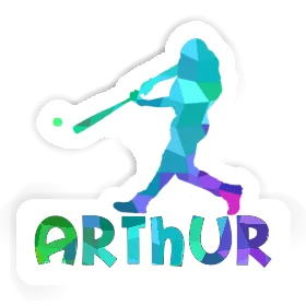 Baseball Player Sticker Arthur Image