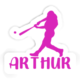 Arthur Sticker Baseball Player Image