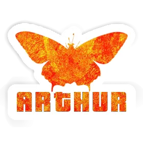 Butterfly Sticker Arthur Image