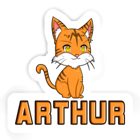 Cat Sticker Arthur Image