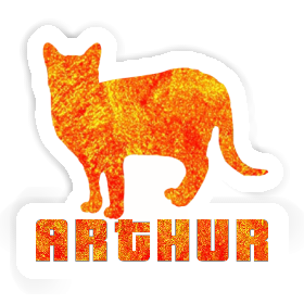 Sticker Cat Arthur Image