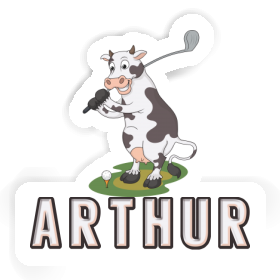 Sticker Arthur Cow Image