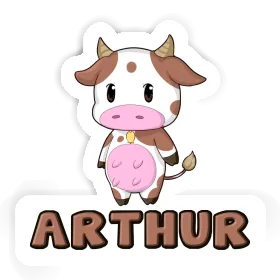 Sticker Arthur Cow Image