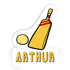 Cricket Bat Sticker Arthur Image