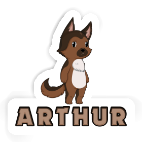 Sticker Arthur German Sheperd Image