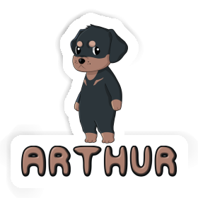 Sticker Rottweiler Arthur Image